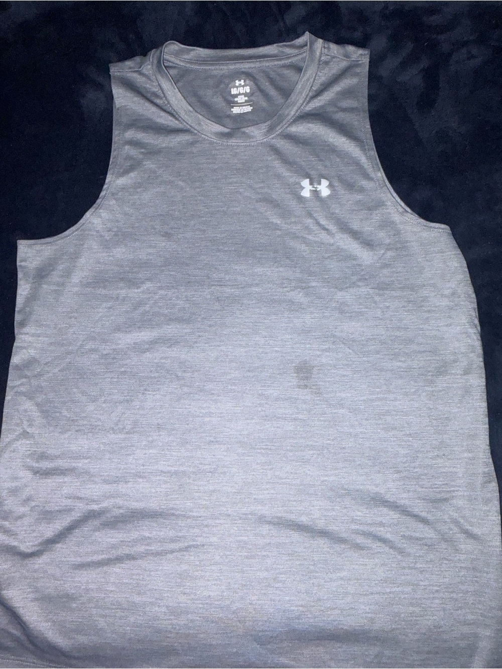 LG Men's Gray Sleeveless Athletic Tank Top